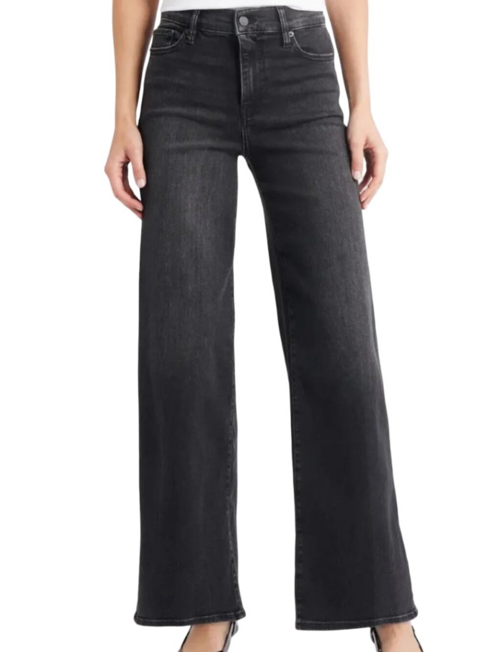 Frame Le Slim Palazzo Jeans in BROKEN Size 25